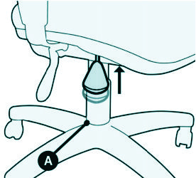 Cadeiras Back system - regulagem de altura