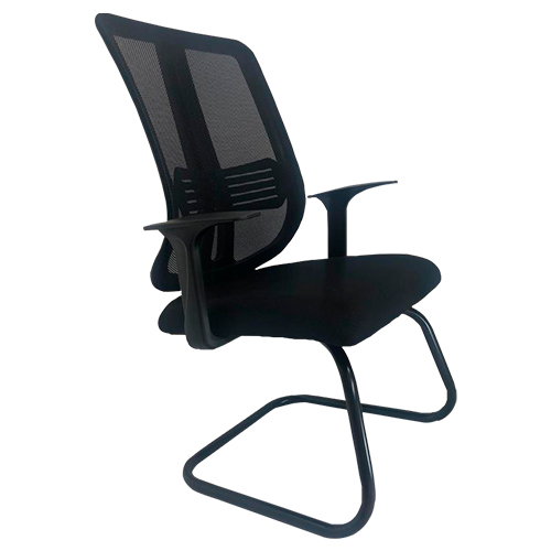 Cadeira Interlocutor Base Fixa Tela Mesh Paradise DesignChair