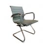 Cadeira Diretor Aproximacao Eames Office Branca Cinza