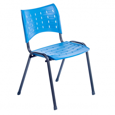 Cadeira em Polipropileno Base Fixa Preta Clifton Chair