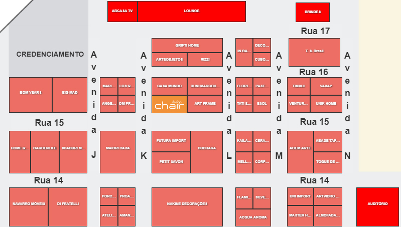 Mapa da feira - Designchair