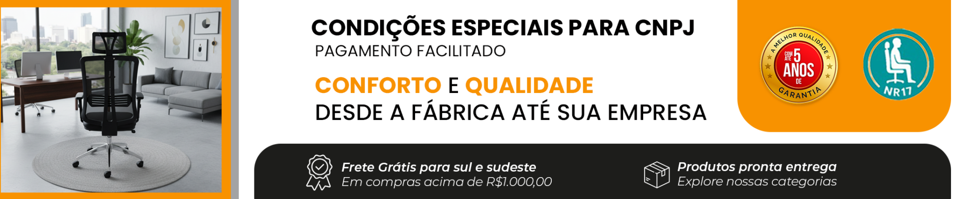 Cadeiras para escritório